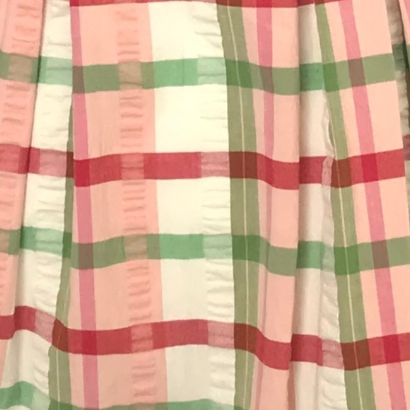 Vintage Pink Green Classic Vintage dress plaid Juicy Couture small halter - Picture 6 of 8